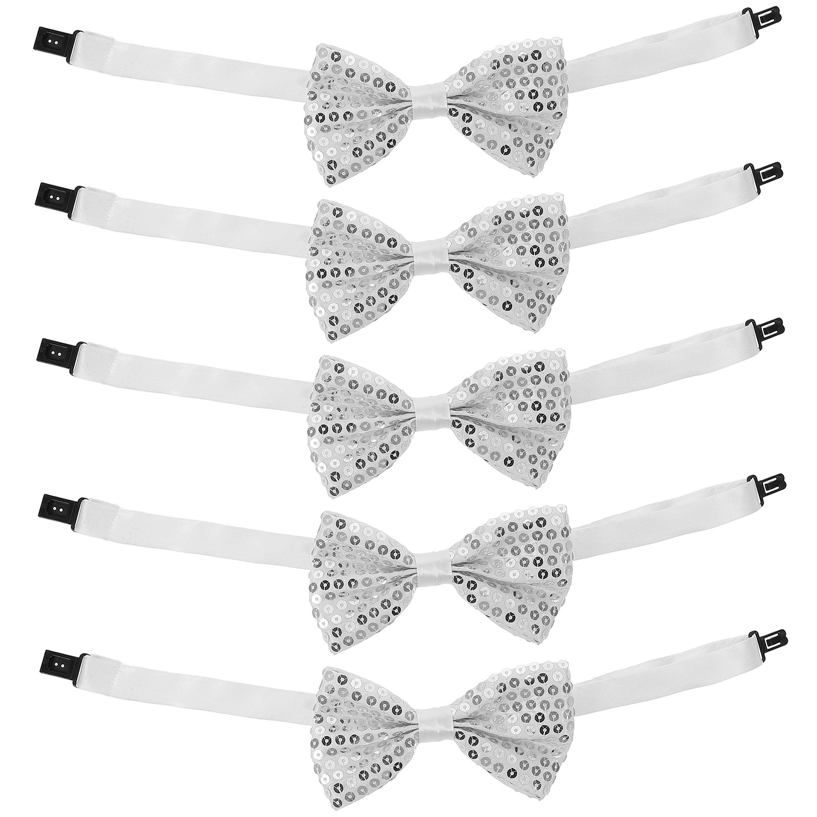 Bow Tie Pre Tied - 5 قطع من ربطات العنق المزينة