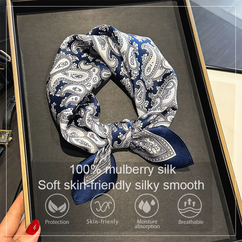فاخر 100% التوت وشاح حريري الم - مراجعة Face Scarf Mask وسعره