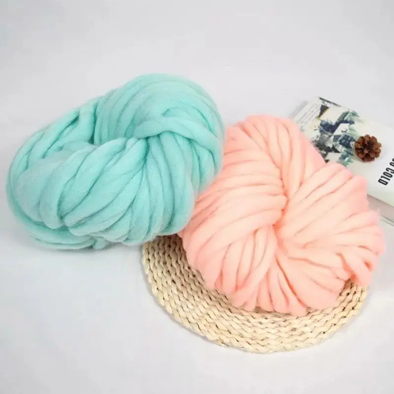 خيط سميك من الصوف المقلد للوشا - مراجعة Woven Scarf Blanket وسعره