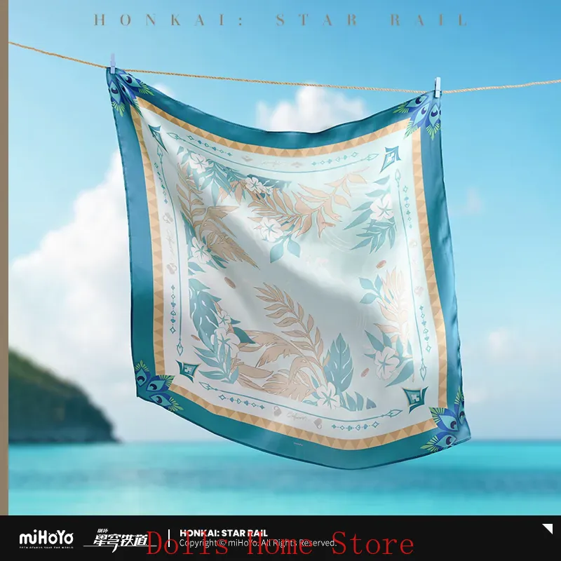 أنمي رسمي من MIHOYO Honkai Sta - مراجعة Scarf Silk Square وسعره